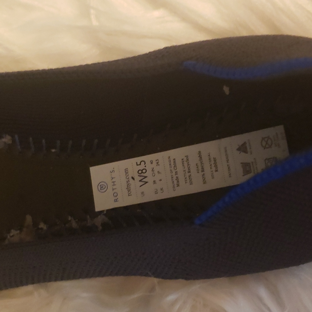 Rothy’s  the point Black Sz W8.5